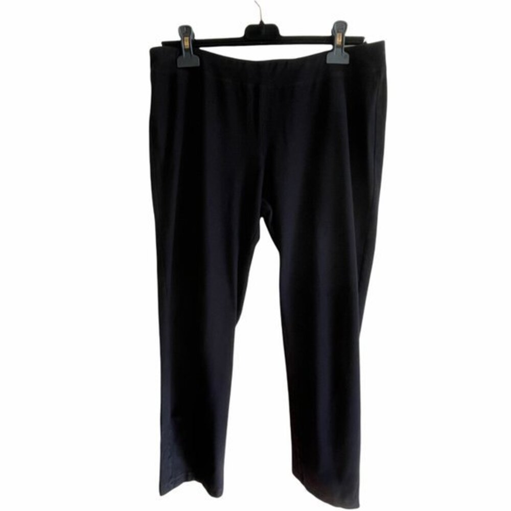 Eileen Fisher Elastic Straight Leg Pants Size Medium - Picture 2 of 7